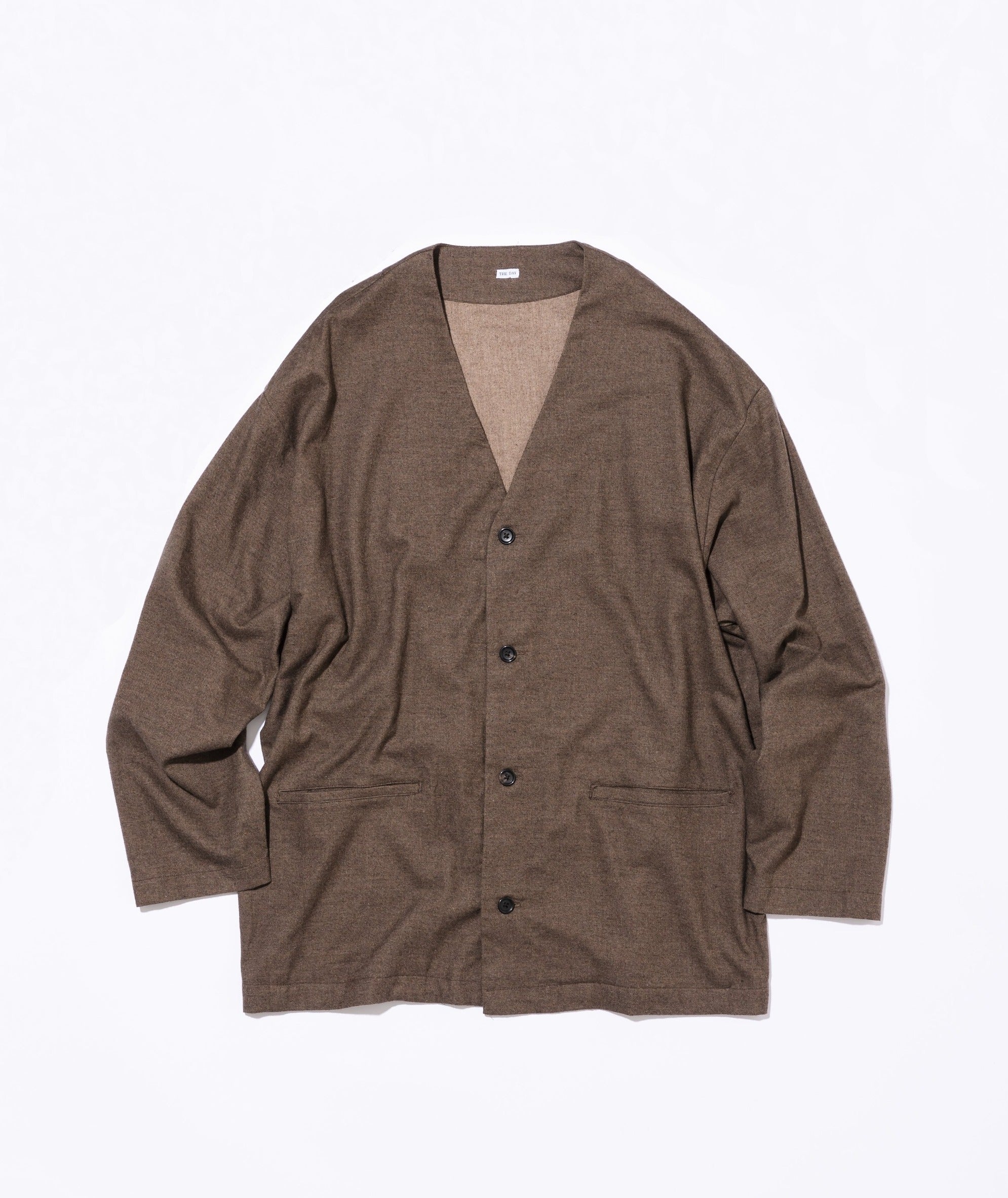 トップス THE DAY : SOFT FLANNEL CARDIGAN SOFT FLANNEL CARDIGAN – THE DAY