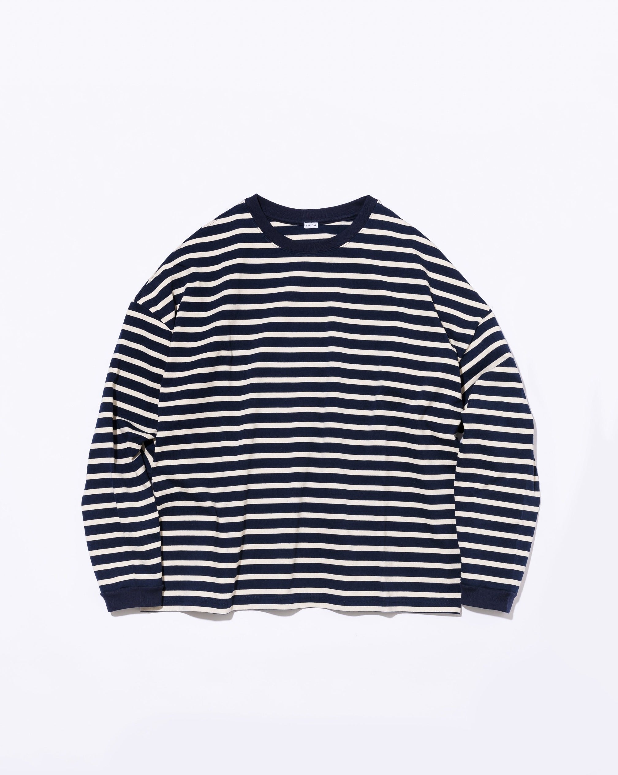 BORDER LONG SLEEVE T-SHIRT – THE DAY