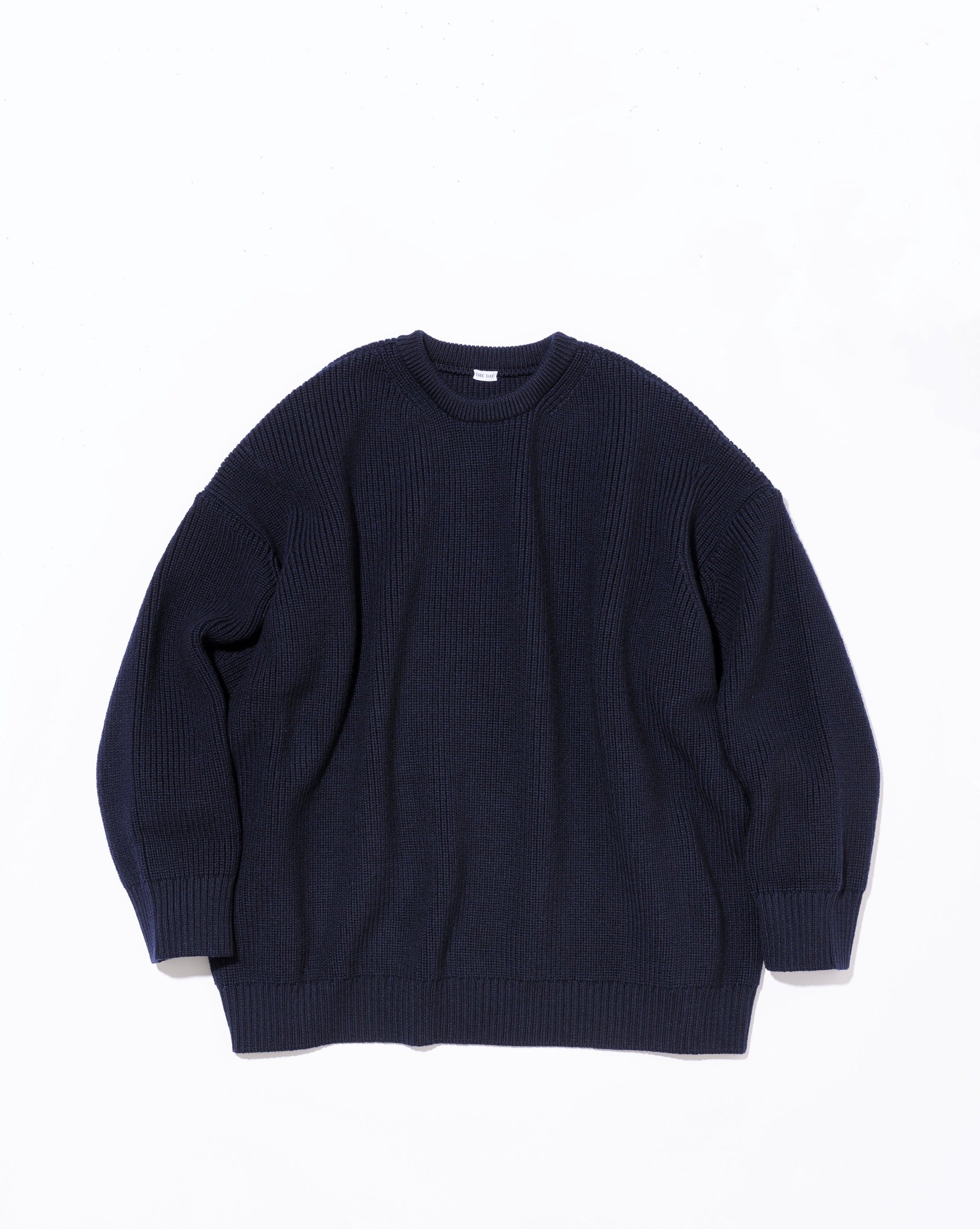 LOW GAUGE CREWNECK PREMIUM KNIT – THE DAY