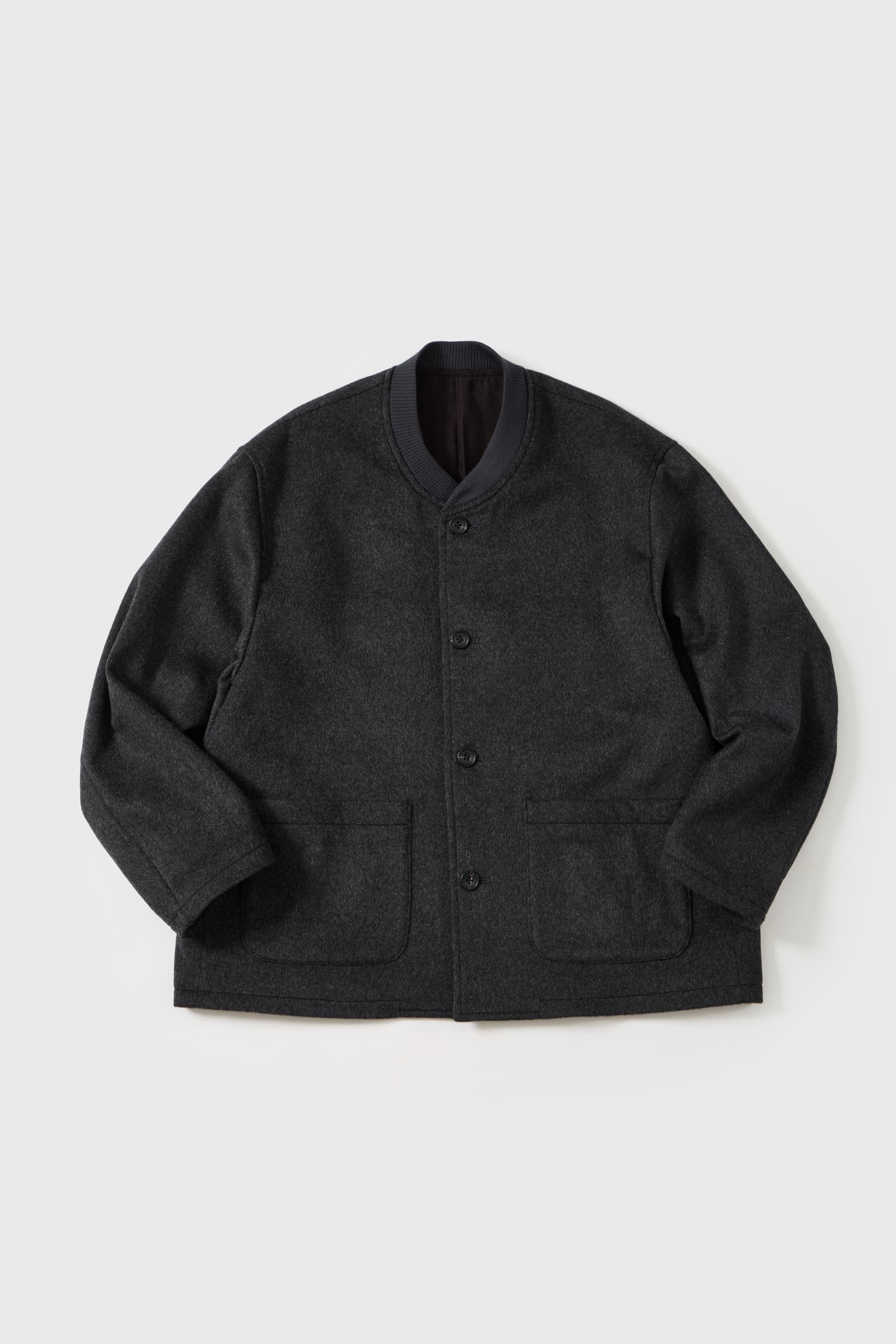 THE DAY 完売品 ザデイ ウールカシミア ジャケット ブラック M WOOL CASHMERE JACKET – THE DAY