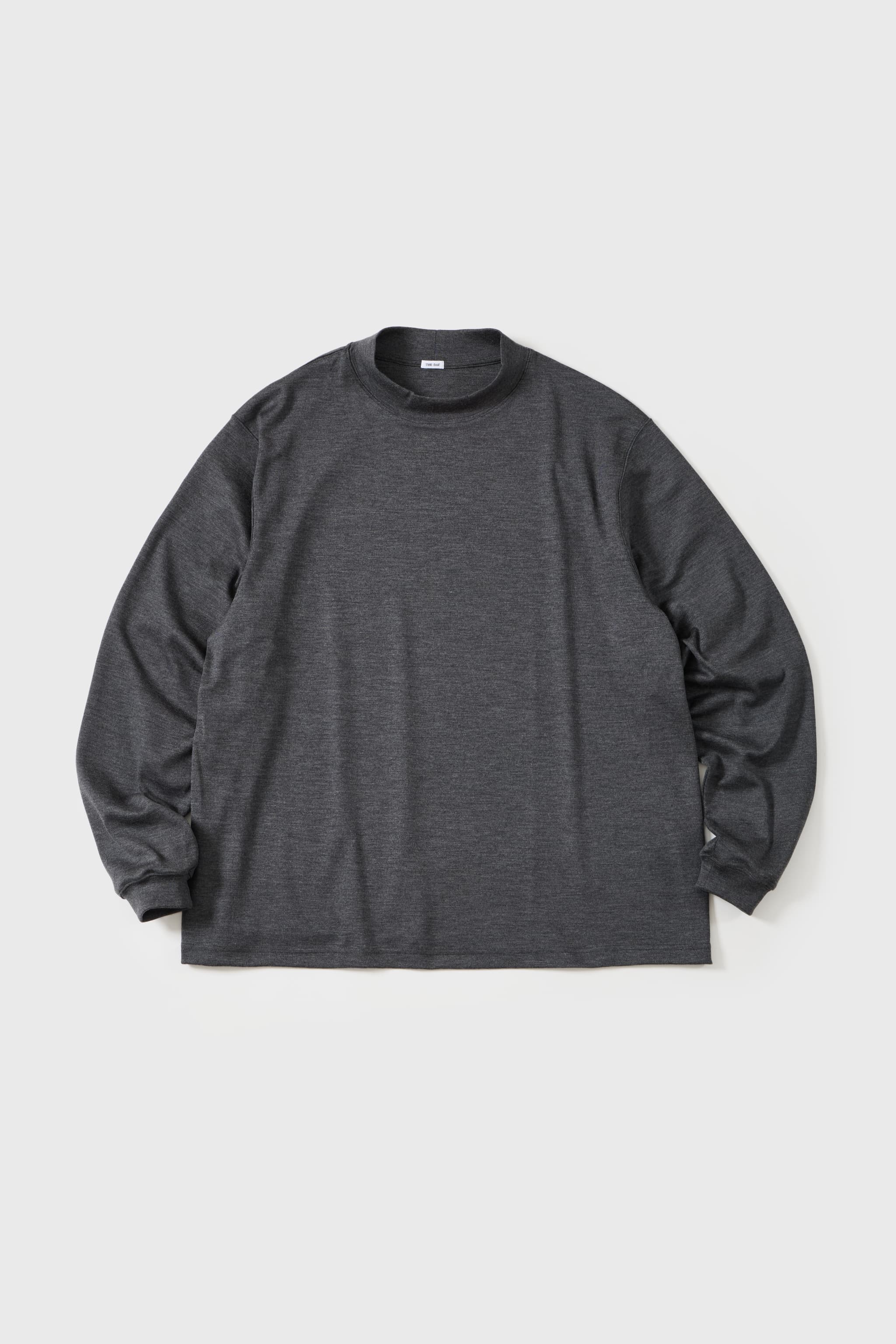 MERINO WOOL MOCK NECK LONG SLEEVE SHIRT – THE DAY