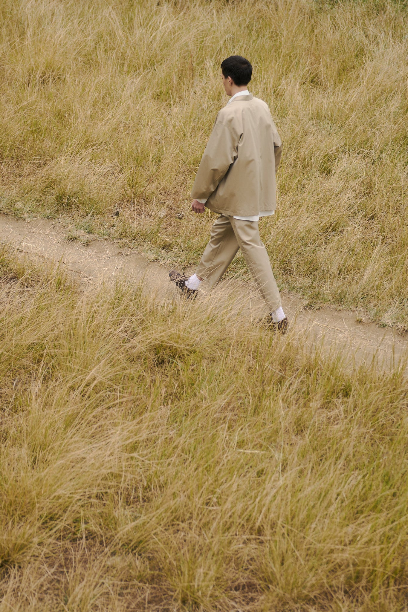 SUPERIOR GABARDINE PLAIN FRONT SLACKS